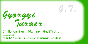 gyorgyi turmer business card